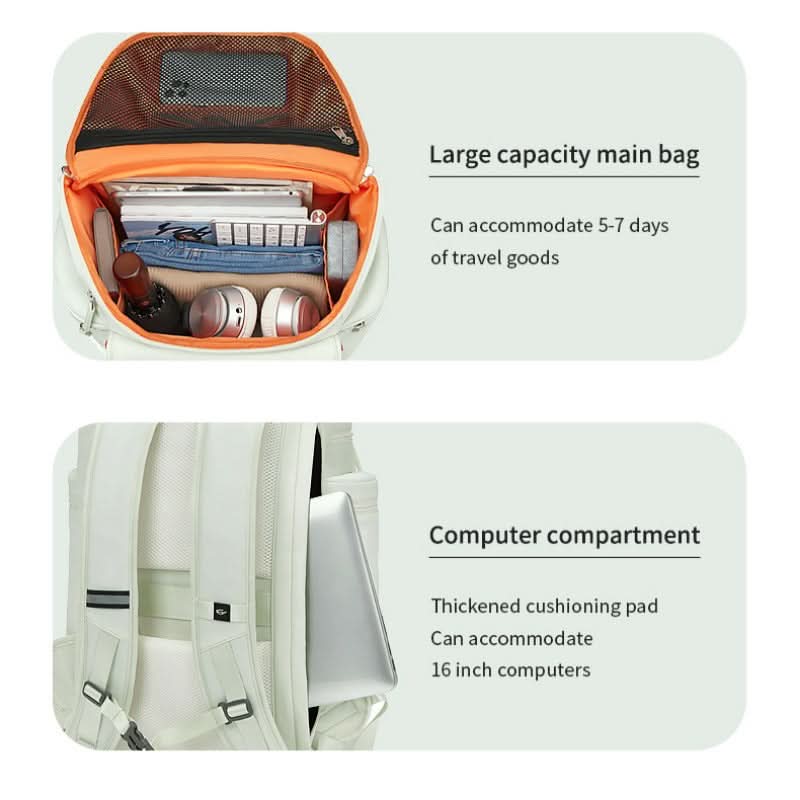 Men's and women's travel backpack large capacity outdoor business trip travel computer bag leisure bag