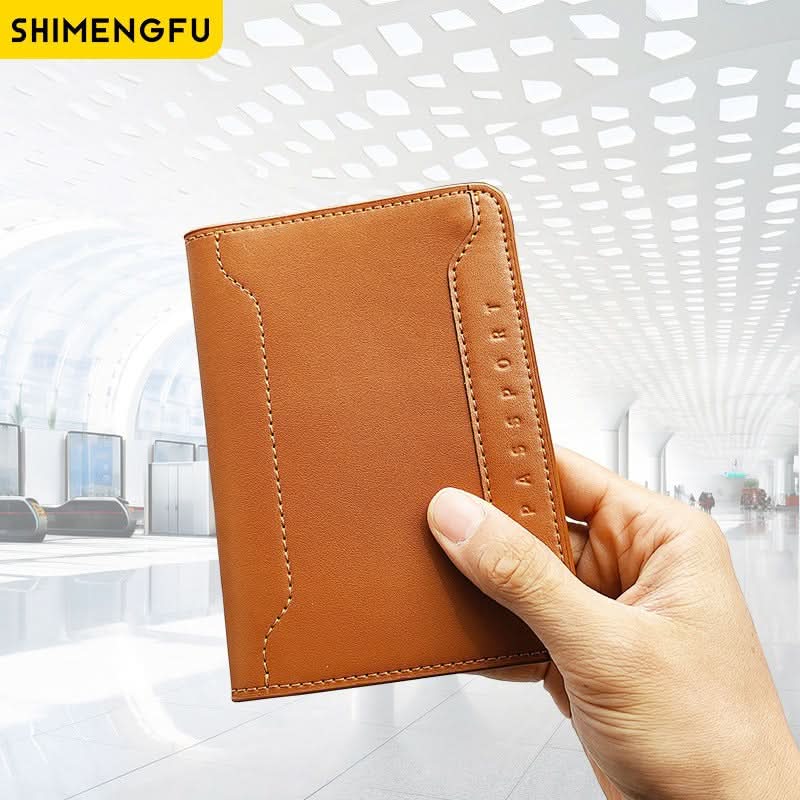 Airline ticket passport organizer bag portable document bag passport case anti-theft brush