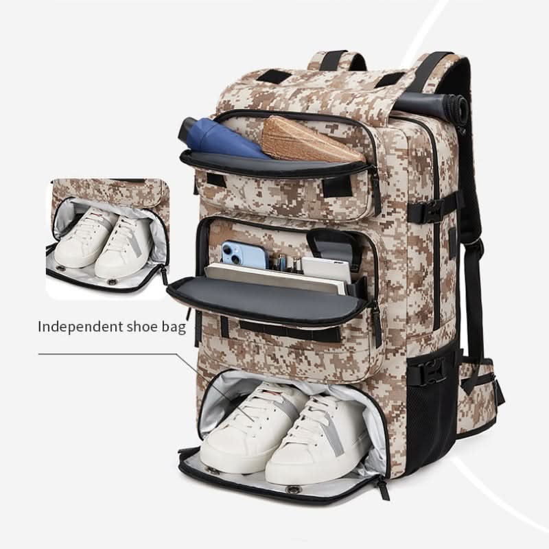 Men's shoulder bag multifunctional camouflage mountaineering bag waterproof outdoor travel sports backpacks