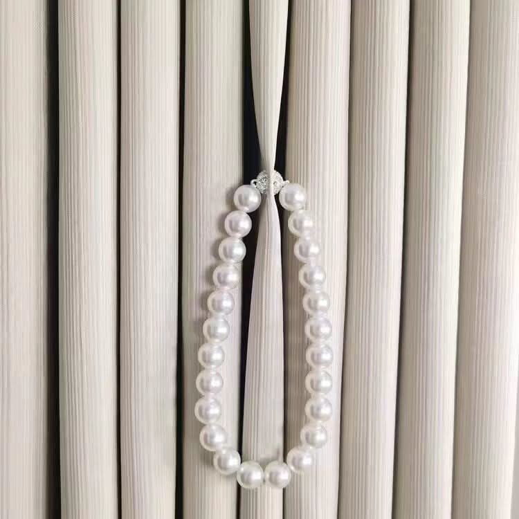 Pearl curtain magnetic clasps. light luxury high end valance closure clips!