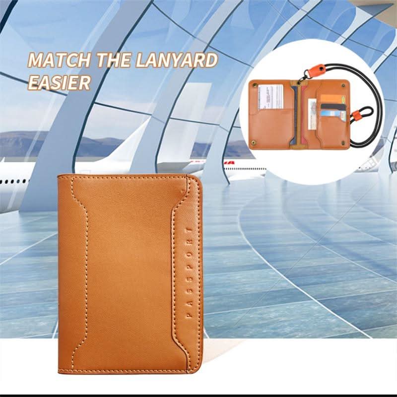 Airline ticket passport organizer bag portable document bag passport case anti-theft brush