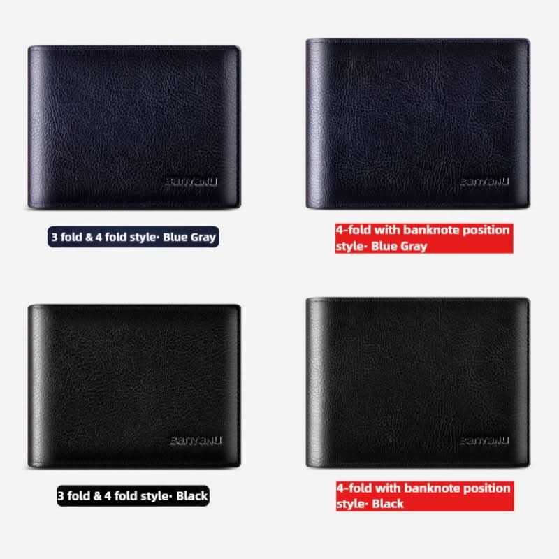 Men's High-grade Leather Driver's License Protective Card Holder Driving Documents 2-in-1 Body Card Case