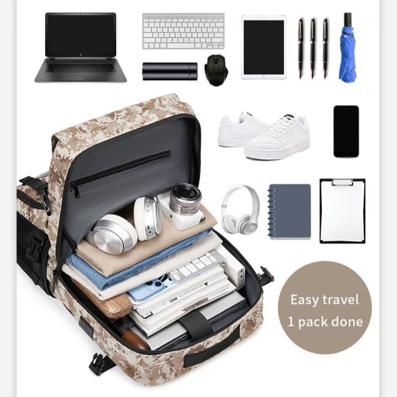 Men's shoulder bag multifunctional camouflage mountaineering bag waterproof outdoor travel sports backpacks