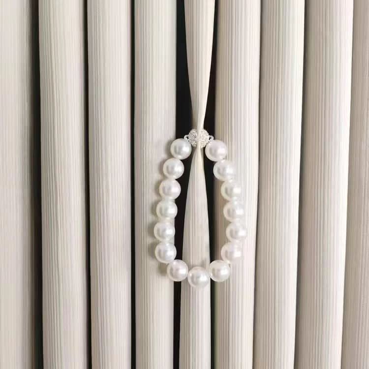 Pearl curtain magnetic clasps. light luxury high end valance closure clips!