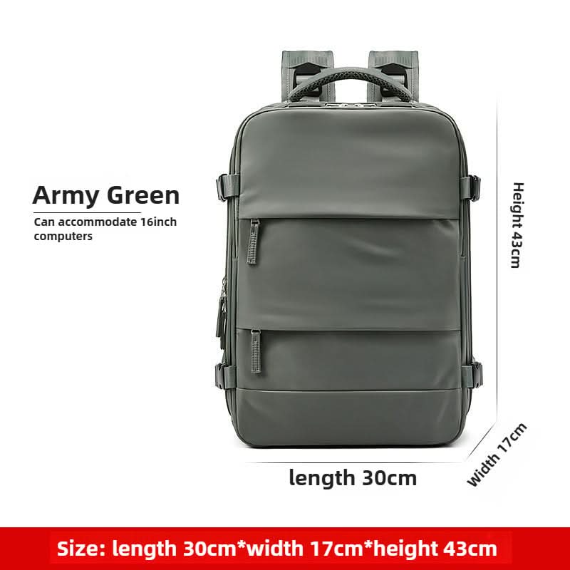 Women's Casual Outdoor Shoulder Bag Simple Travel Luggage Bag Dry and Wet Separate Backpacks