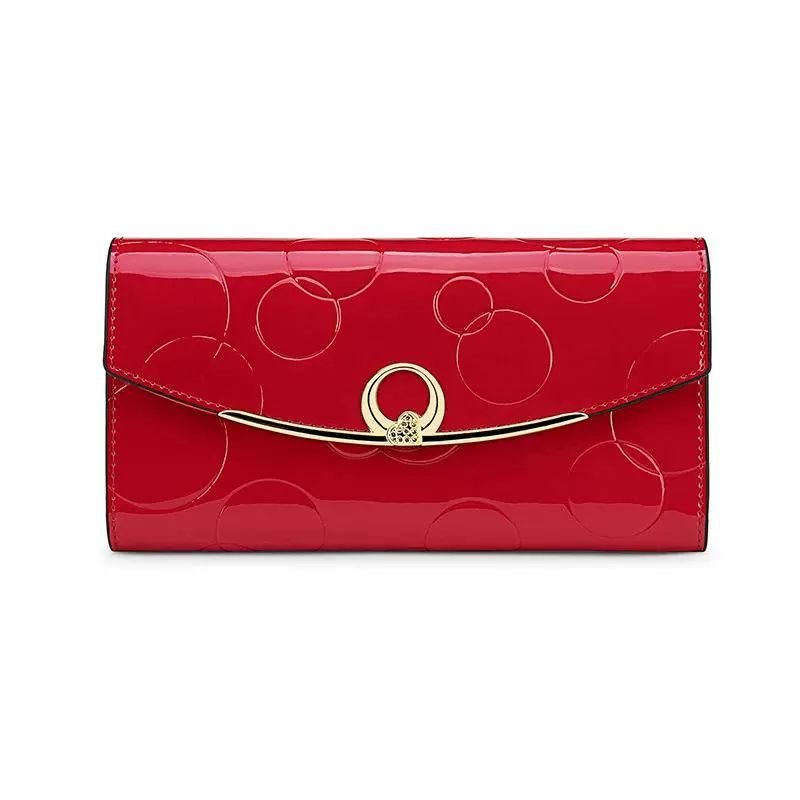 Elegant Long Leather Wallet for Women