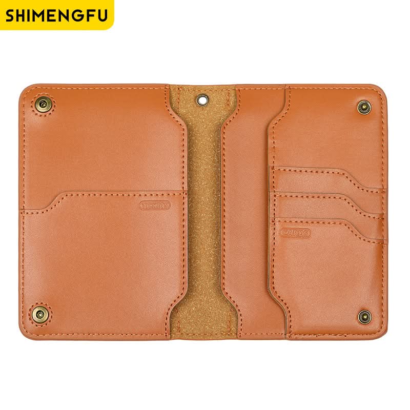 Airline ticket passport organizer bag portable document bag passport case anti-theft brush