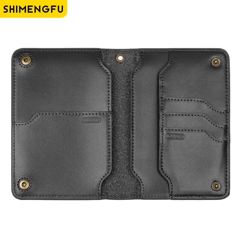 Airline ticket passport organizer bag portable document bag passport case anti-theft brush