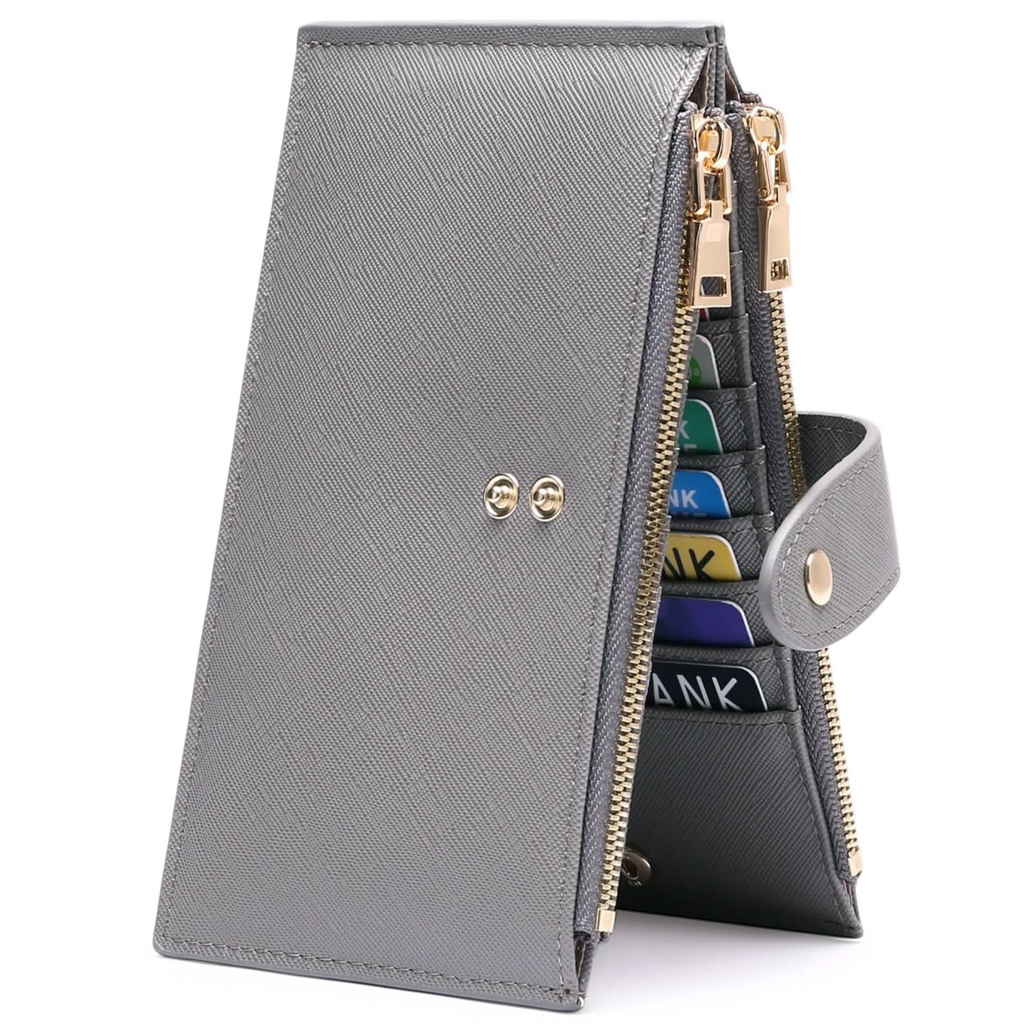 Women's Large Capacity Card Case Multi Card Position Zipper Phone Bag Multifunctional Long Wallet