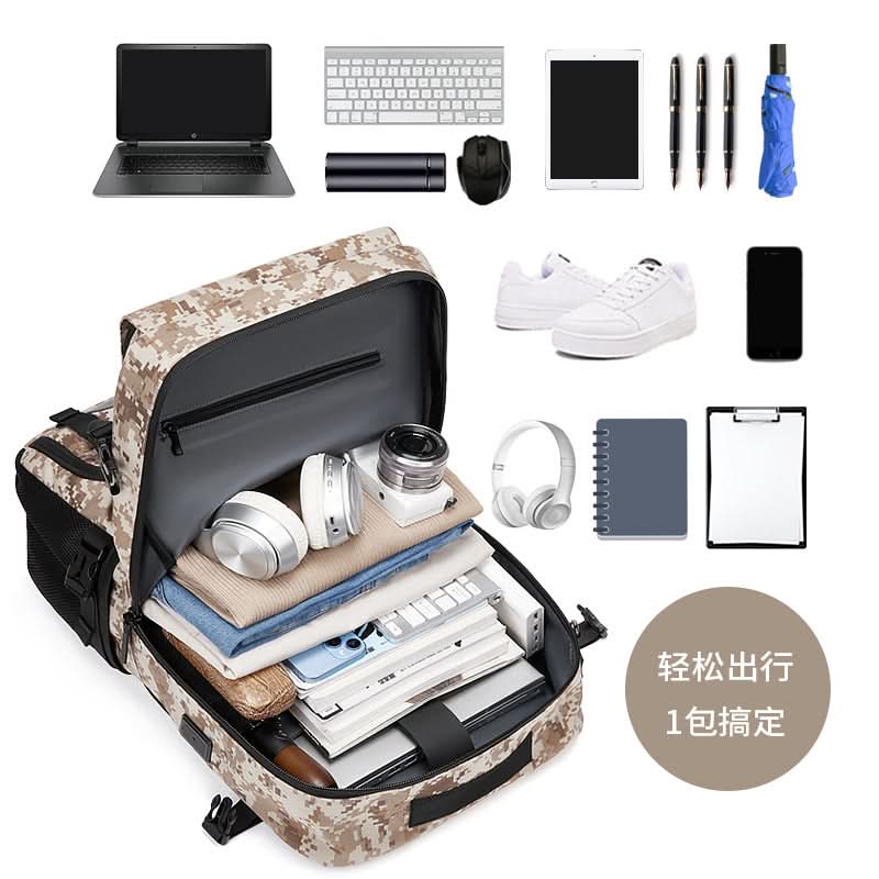 Men's shoulder bag multifunctional camouflage mountaineering bag waterproof outdoor travel sports backpacks