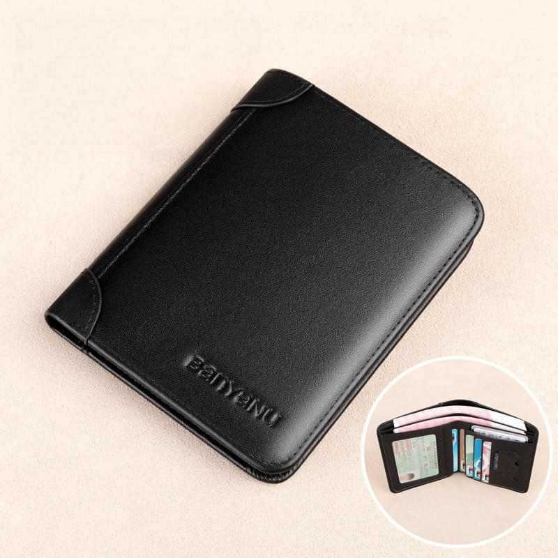 Slim RFID Leather Wallet for Men