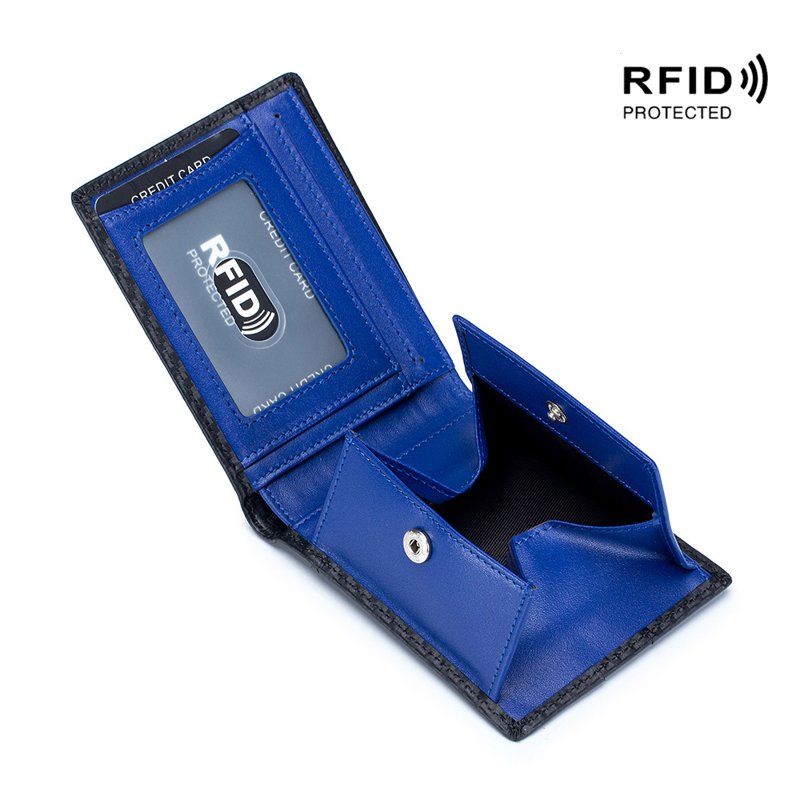 Men’s RFID Carbon Fiber Slim Wallet