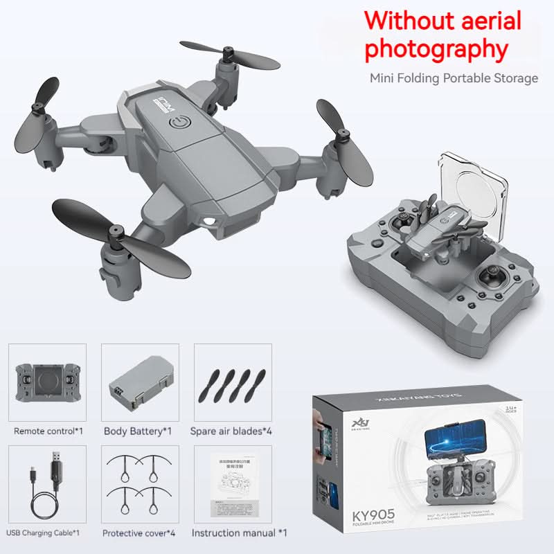 KY905 Mini WiFi FPV with 4K/1080P HD de Hold Mode Foldable RC Drone Quadcopter RTF