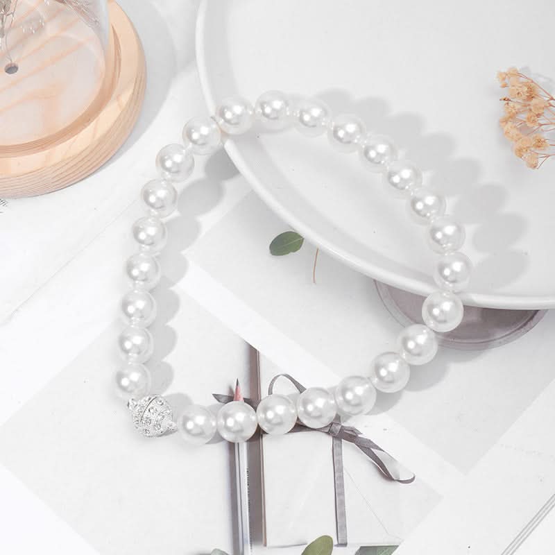Pearl curtain magnetic clasps. light luxury high end valance closure clips!