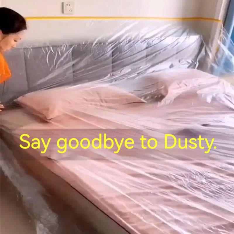 【Multi-functional environmental protection dustproof film】Easy to renovate and clean. travel home without dust!