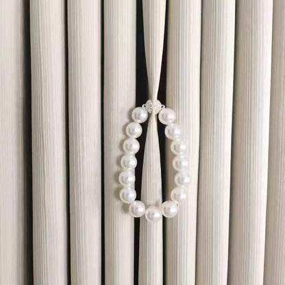 Pearl curtain magnetic clasps. light luxury high end valance closure clips!