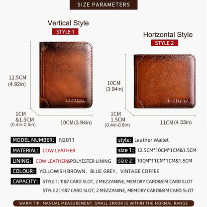 Men’s Slim RFID Clip Wallet