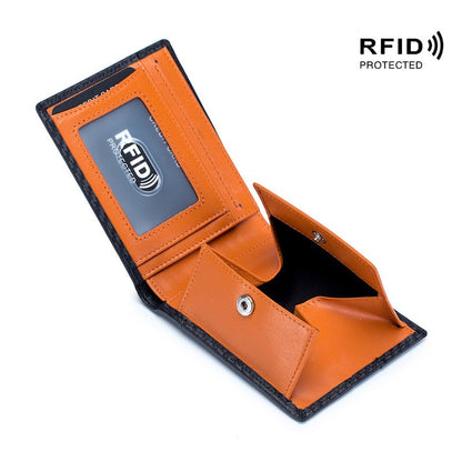 Men’s RFID Carbon Fiber Slim Wallet