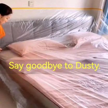 【Multi-functional environmental protection dustproof film】Easy to renovate and clean. travel home without dust!