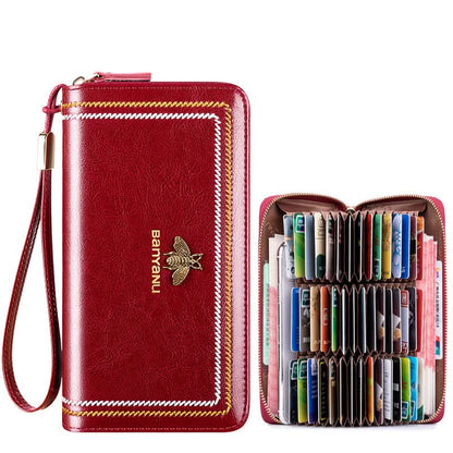 Genuine leather small card case. high - grade multi - card ID bag. small and exquisite! - DOROCHEY