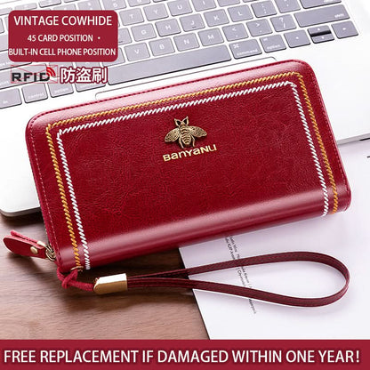 Genuine leather small card case. high - grade multi - card ID bag. small and exquisite! - DOROCHEY