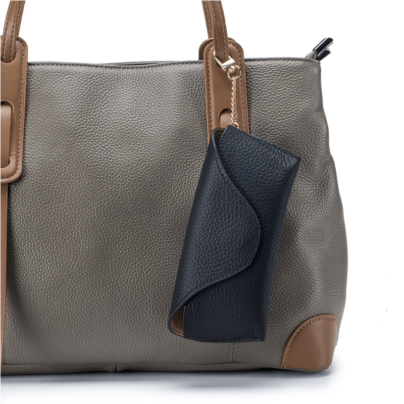 Magnetic Leather Sunglasses Case - DOROCHEY