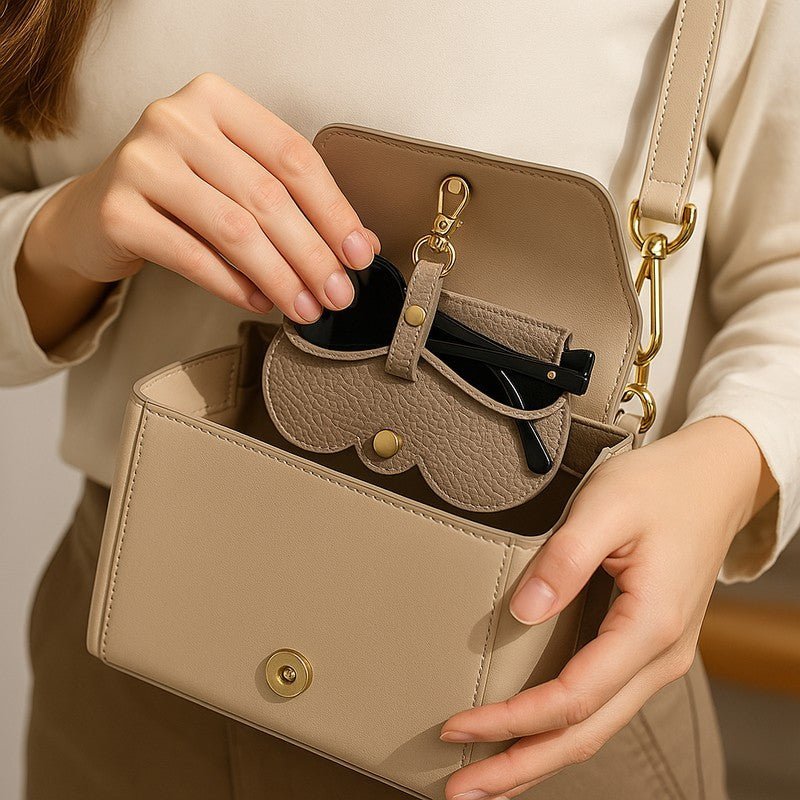 Premium Leather Sunglasses Case - DOROCHEY