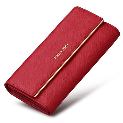 RFID Leather Clutch for Women - DOROCHEY