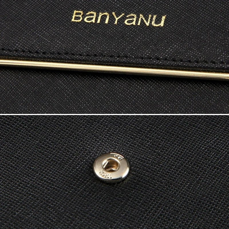 RFID Leather Clutch Wallet for Women - DOROCHEY