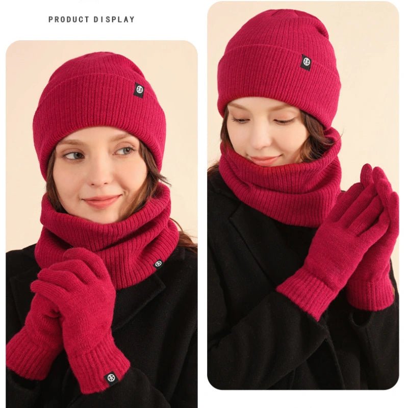 Winter Knit 3 - Piece Set - DOROCHEY