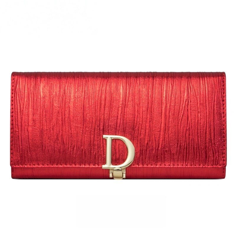 Women's D - Clasp Genuine Leather Wallet - DOROCHEY