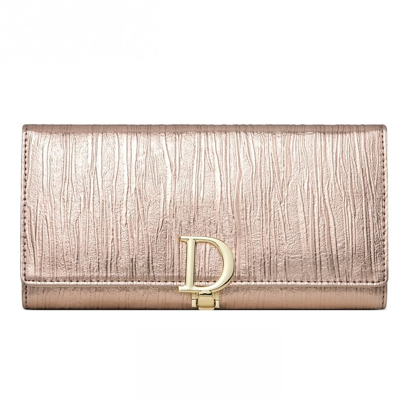 Women's D - Clasp Genuine Leather Wallet - DOROCHEY