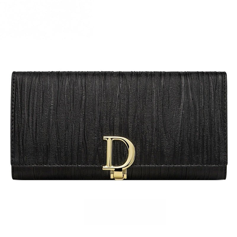 Women's D - Clasp Genuine Leather Wallet - DOROCHEY