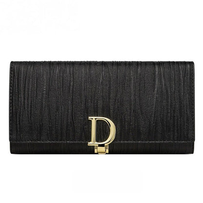 Women's D - Clasp Genuine Leather Wallet - DOROCHEY