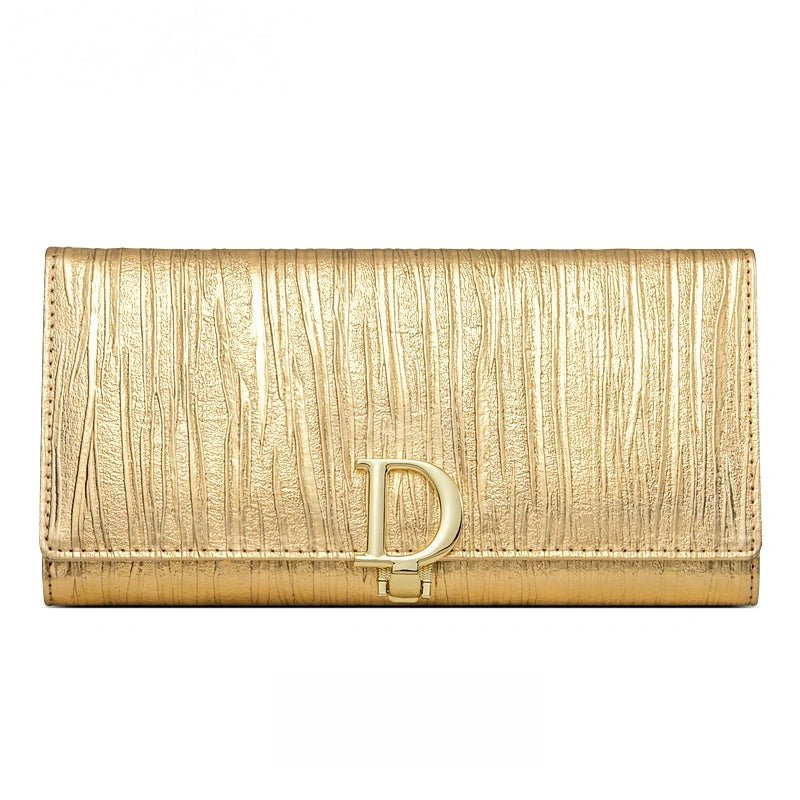 Women's D - Clasp Genuine Leather Wallet - DOROCHEY
