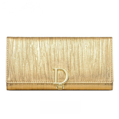 Women's D - Clasp Genuine Leather Wallet - DOROCHEY