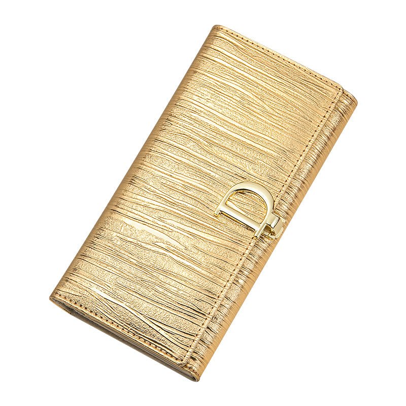 Women's D - Clasp Genuine Leather Wallet - DOROCHEY