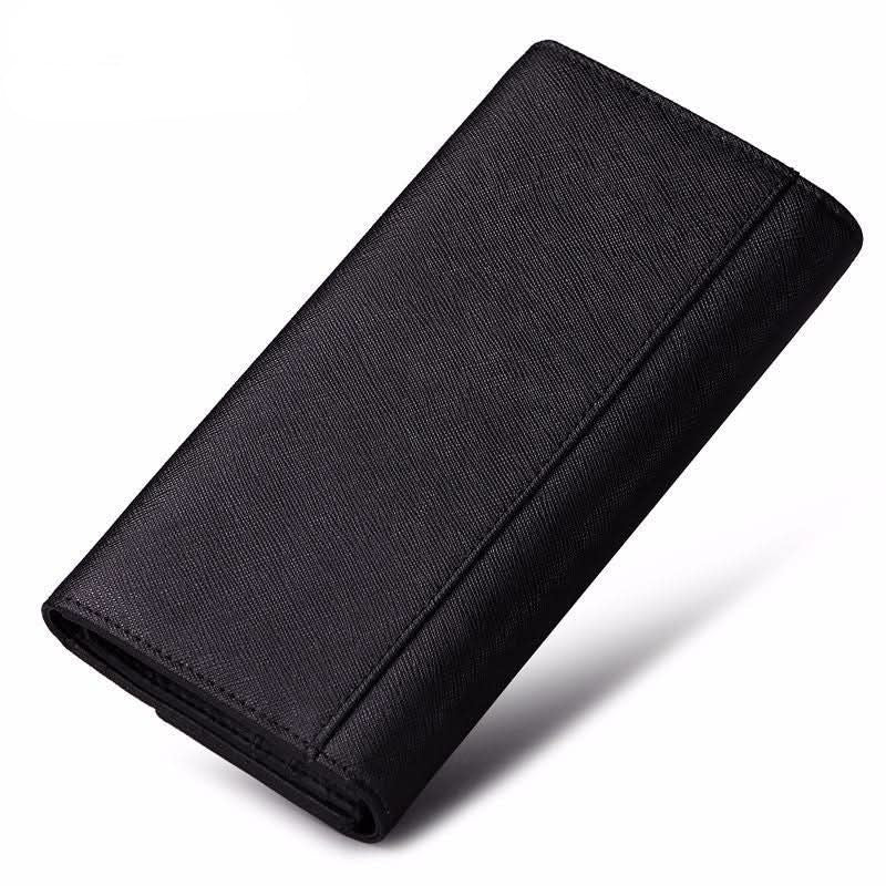 Women's Leather Anti - theft Brush Wallet. Large Capacity Multi - Card Clutch Bag! - DOROCHEY