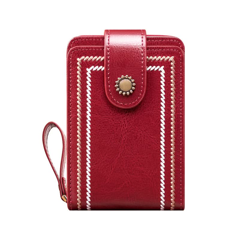 Women's Leather Driver's License Holder Multi - card ID Card Holder Bank Card Holder - DOROCHEY